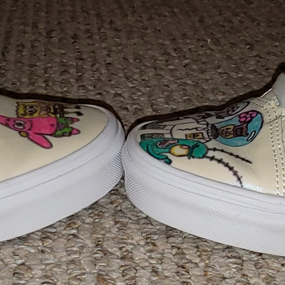 Custome VANS tennis shoes "SpongeBob" - Picture 10 of 14